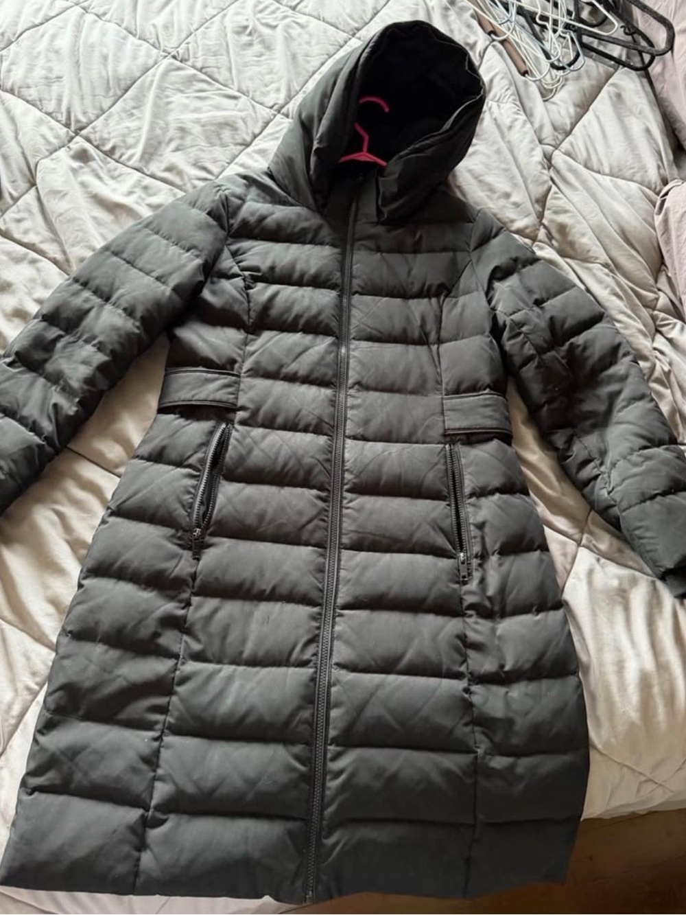 Women’s Long DKNY Puffer Coat